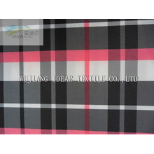 100% Poly Yarn Dyed checked Fabric For T-shirts